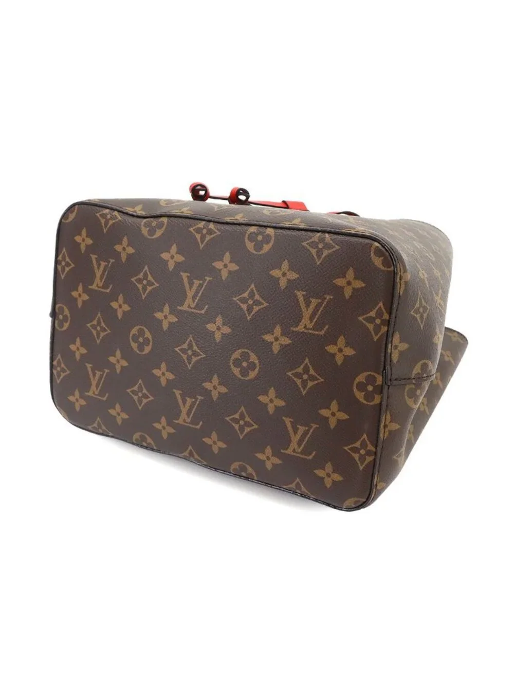 Louis Vuitton Monogram Neo Noe 2-Way Bag Brown Coquelicot